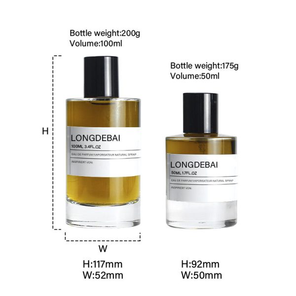 Customized luxury perfume glass bottle curly transparent perfume spray bottle 50ml 100ml - Image 6